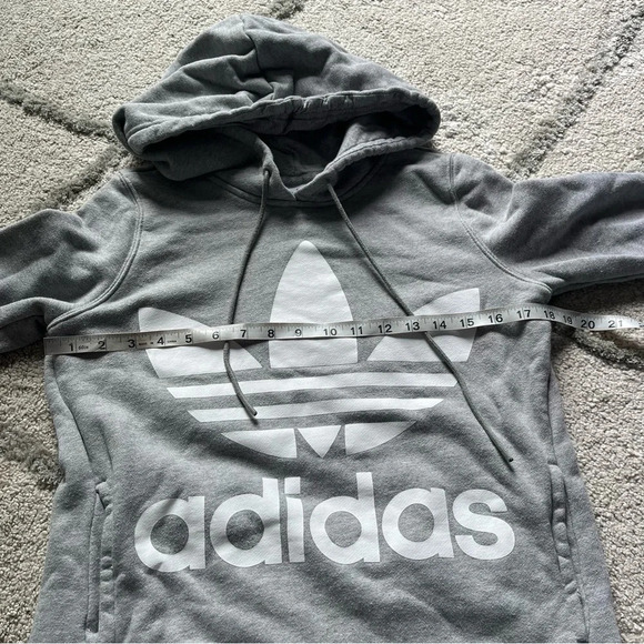 Adidas Trefoil Hoodie pink black and gray bundle sweatshirts XS - Picture 9 of 11